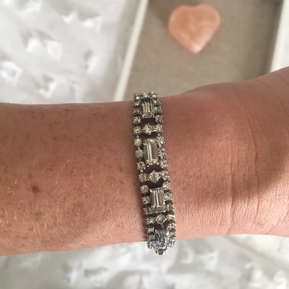 Rhinestone / Crystal bracelet - Picture 2 of 4